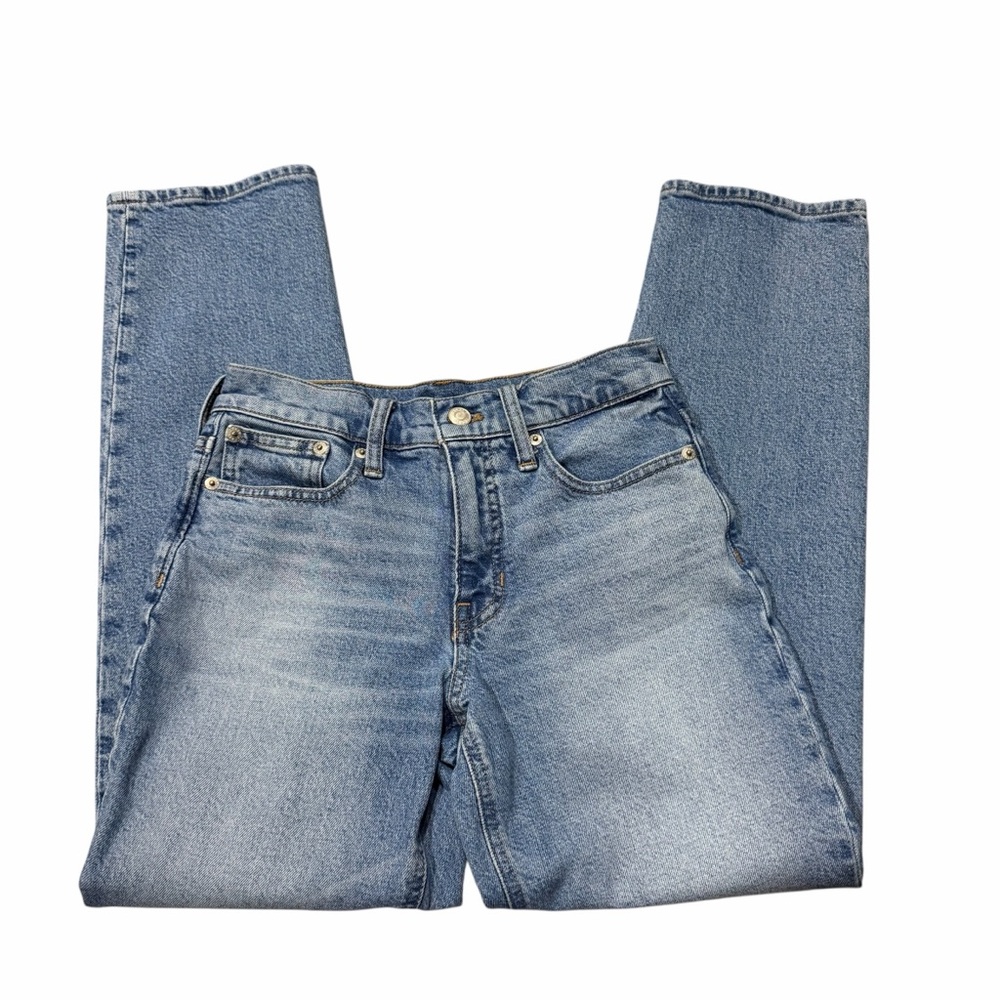 J. Crew Jeans Women’s 24 Mid Rise Classic Straight Light Wash Denim Preppy
